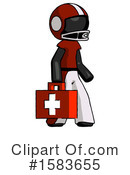 Black Design Mascot Clipart #1583655 by Leo Blanchette