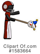 Black Design Mascot Clipart #1583664 by Leo Blanchette