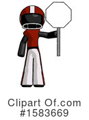 Black Design Mascot Clipart #1583669 by Leo Blanchette