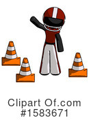 Black Design Mascot Clipart #1583671 by Leo Blanchette