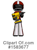 Black Design Mascot Clipart #1583677 by Leo Blanchette