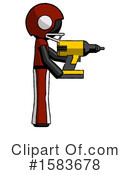 Black Design Mascot Clipart #1583678 by Leo Blanchette