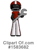 Black Design Mascot Clipart #1583682 by Leo Blanchette