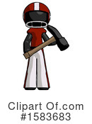 Black Design Mascot Clipart #1583683 by Leo Blanchette