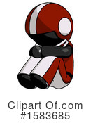 Black Design Mascot Clipart #1583685 by Leo Blanchette