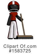Black Design Mascot Clipart #1583725 by Leo Blanchette
