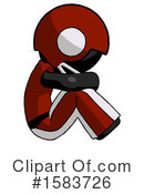 Black Design Mascot Clipart #1583726 by Leo Blanchette