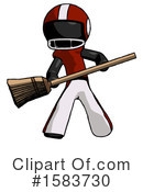 Black Design Mascot Clipart #1583730 by Leo Blanchette