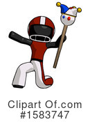 Black Design Mascot Clipart #1583747 by Leo Blanchette