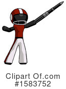 Black Design Mascot Clipart #1583752 by Leo Blanchette