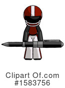 Black Design Mascot Clipart #1583756 by Leo Blanchette