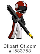 Black Design Mascot Clipart #1583758 by Leo Blanchette
