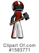 Black Design Mascot Clipart #1583771 by Leo Blanchette