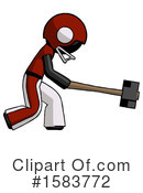 Black Design Mascot Clipart #1583772 by Leo Blanchette