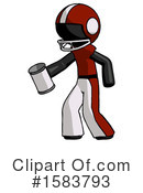 Black Design Mascot Clipart #1583793 by Leo Blanchette