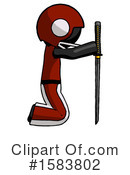 Black Design Mascot Clipart #1583802 by Leo Blanchette