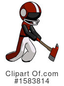 Black Design Mascot Clipart #1583814 by Leo Blanchette