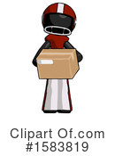 Black Design Mascot Clipart #1583819 by Leo Blanchette