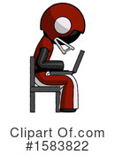 Black Design Mascot Clipart #1583822 by Leo Blanchette