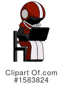 Black Design Mascot Clipart #1583824 by Leo Blanchette