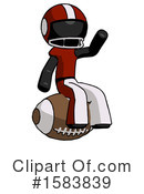 Black Design Mascot Clipart #1583839 by Leo Blanchette