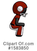 Black Design Mascot Clipart #1583850 by Leo Blanchette