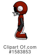 Black Design Mascot Clipart #1583853 by Leo Blanchette