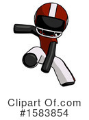Black Design Mascot Clipart #1583854 by Leo Blanchette