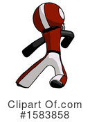 Black Design Mascot Clipart #1583858 by Leo Blanchette