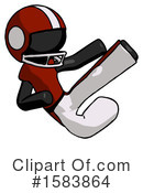 Black Design Mascot Clipart #1583864 by Leo Blanchette