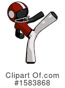 Black Design Mascot Clipart #1583868 by Leo Blanchette