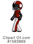 Black Design Mascot Clipart #1583869 by Leo Blanchette