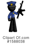 Black Design Mascot Clipart #1588038 by Leo Blanchette