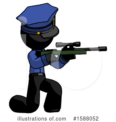 Royalty-Free (RF) Black Design Mascot Clipart Illustration by Leo Blanchette - Stock Sample #1588052