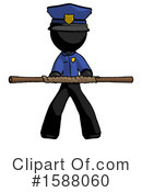 Black Design Mascot Clipart #1588060 by Leo Blanchette