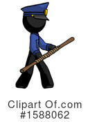 Black Design Mascot Clipart #1588062 by Leo Blanchette