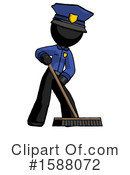 Black Design Mascot Clipart #1588072 by Leo Blanchette