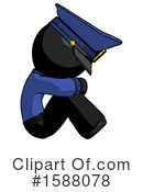 Black Design Mascot Clipart #1588078 by Leo Blanchette