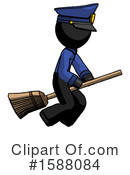 Black Design Mascot Clipart #1588084 by Leo Blanchette