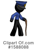 Black Design Mascot Clipart #1588088 by Leo Blanchette