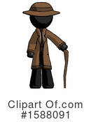 Black Design Mascot Clipart #1588091 by Leo Blanchette