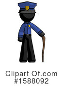 Black Design Mascot Clipart #1588092 by Leo Blanchette