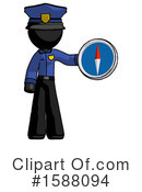 Black Design Mascot Clipart #1588094 by Leo Blanchette