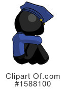 Black Design Mascot Clipart #1588100 by Leo Blanchette
