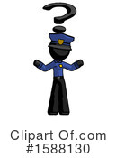 Black Design Mascot Clipart #1588130 by Leo Blanchette