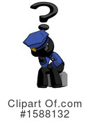 Black Design Mascot Clipart #1588132 by Leo Blanchette
