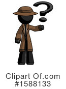 Black Design Mascot Clipart #1588133 by Leo Blanchette