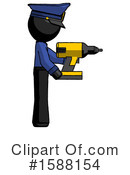 Black Design Mascot Clipart #1588154 by Leo Blanchette