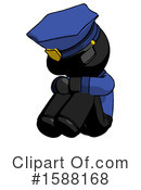 Black Design Mascot Clipart #1588168 by Leo Blanchette