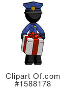 Black Design Mascot Clipart #1588178 by Leo Blanchette